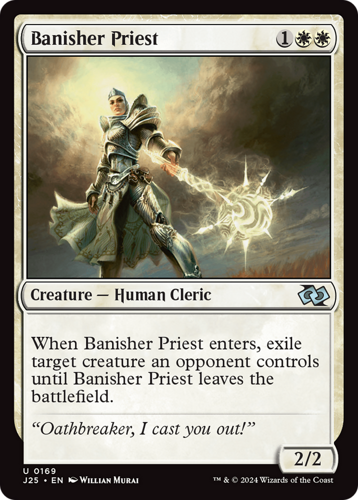 Banisher Priest [Foundations Jumpstart] Magic: The Gathering
