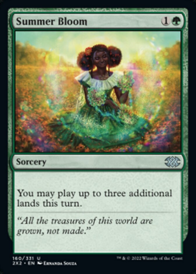 Summer Bloom [Double Masters 2022] Magic: The Gathering