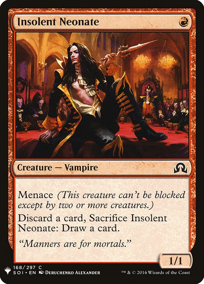 Insolent Neonate [Mystery Booster] Magic: The Gathering