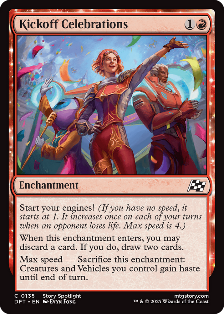 Kickoff Celebrations [Aetherdrift] Magic: The Gathering