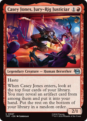 Casey Jones, Jury-Rig Justiciar [Teenage Mutant Ninja Turtles] Magic: The Gathering