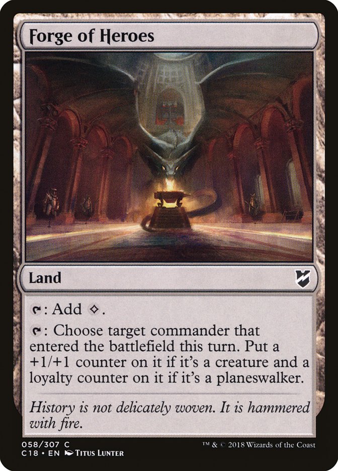 Forge of Heroes [Commander 2018] Magic: The Gathering