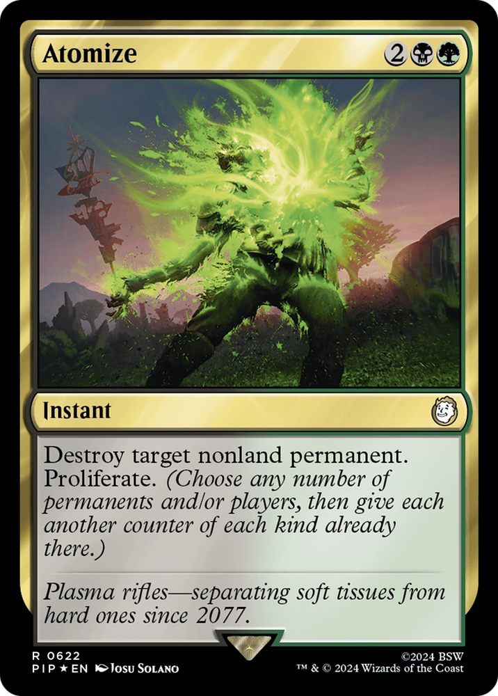 Atomize (Surge Foil) [Fallout] Magic: The Gathering