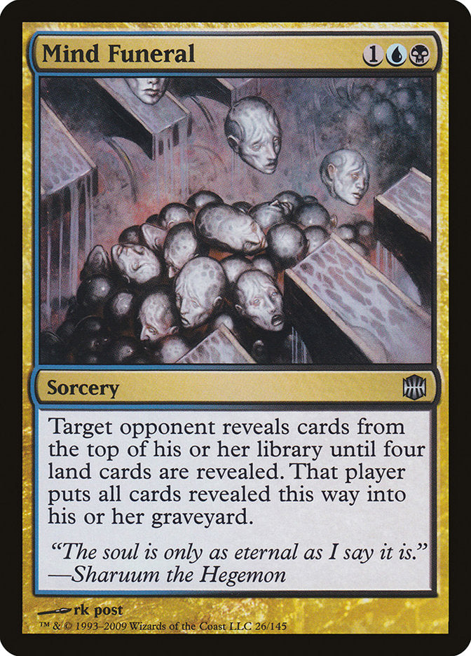 Mind Funeral [Alara Reborn] Magic: The Gathering
