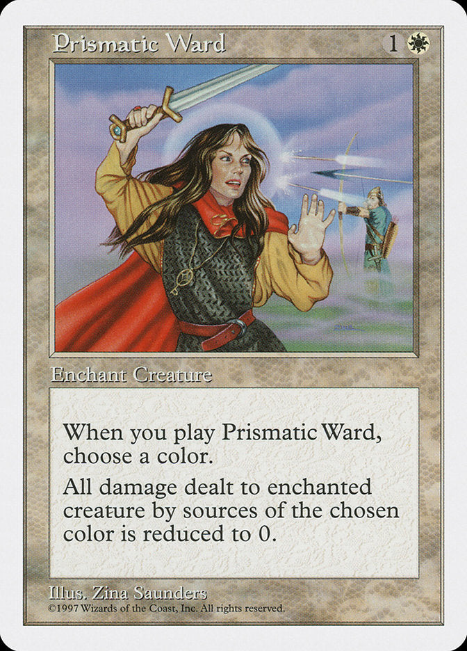 Prismatic Ward [Fifth Edition] Magic: The Gathering