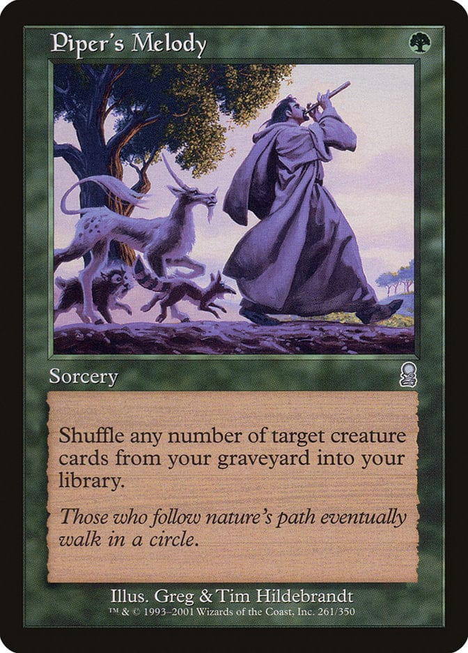 Piper's Melody [Odyssey] Magic: The Gathering