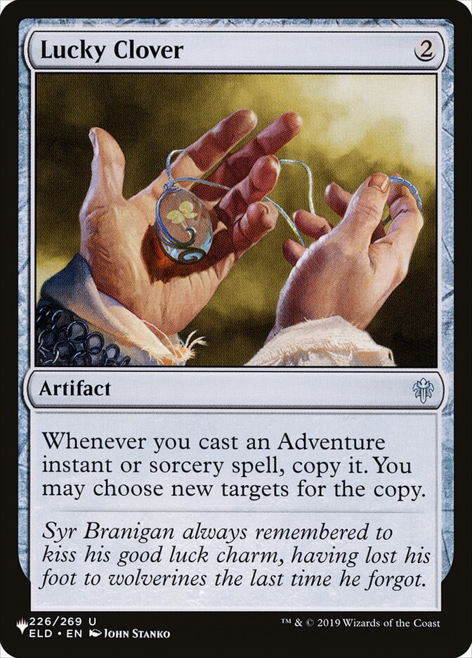 Lucky Clover [The List] Magic: The Gathering