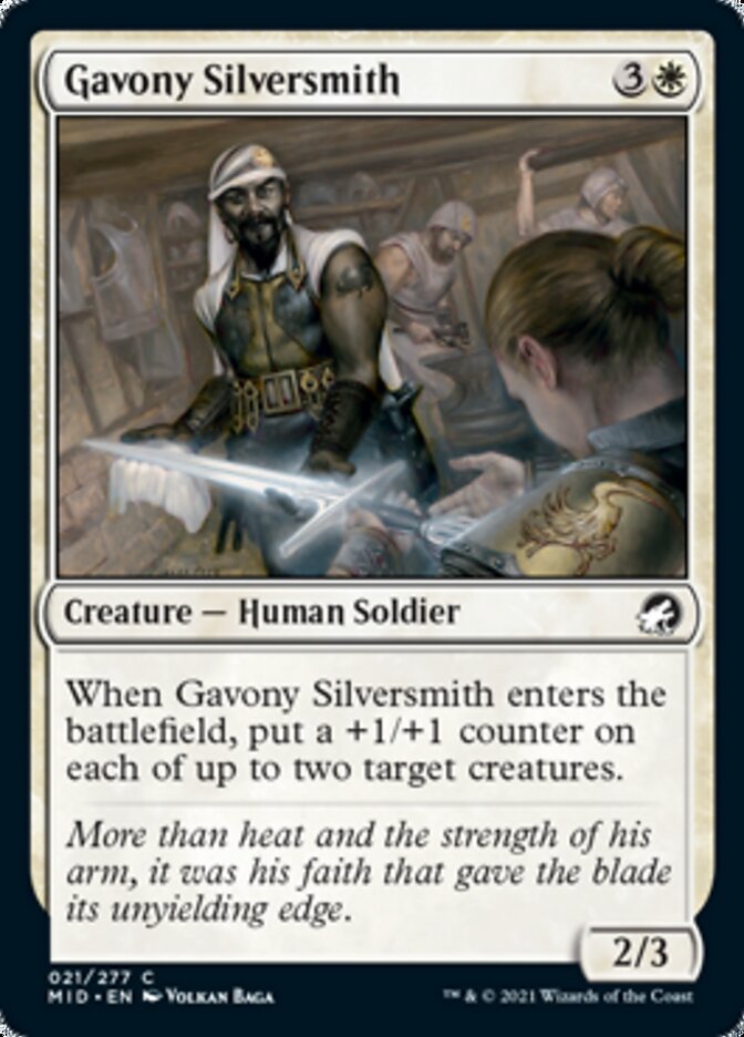 Gavony Silversmith [Innistrad: Midnight Hunt] Magic: The Gathering
