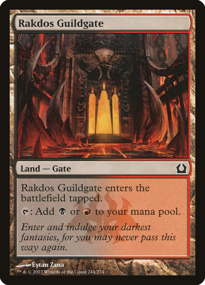 Rakdos Guildgate [Return to Ravnica] Magic: The Gathering