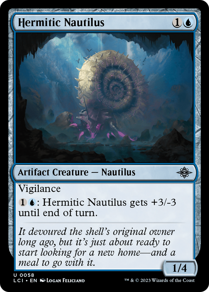 Hermitic Nautilus [The Lost Caverns of Ixalan] Magic: The Gathering