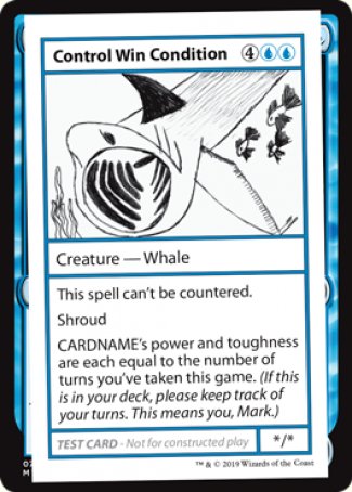 Control Win Condition (2021 Edition) [Mystery Booster Playtest Cards] Magic: The Gathering