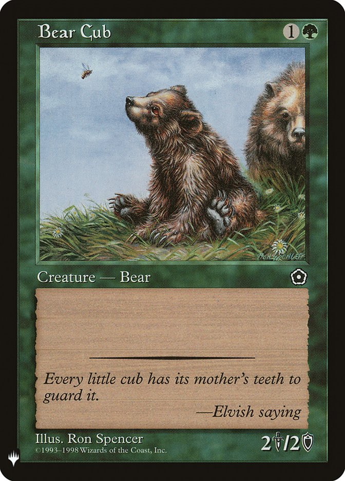 Bear Cub [Mystery Booster] Magic: The Gathering