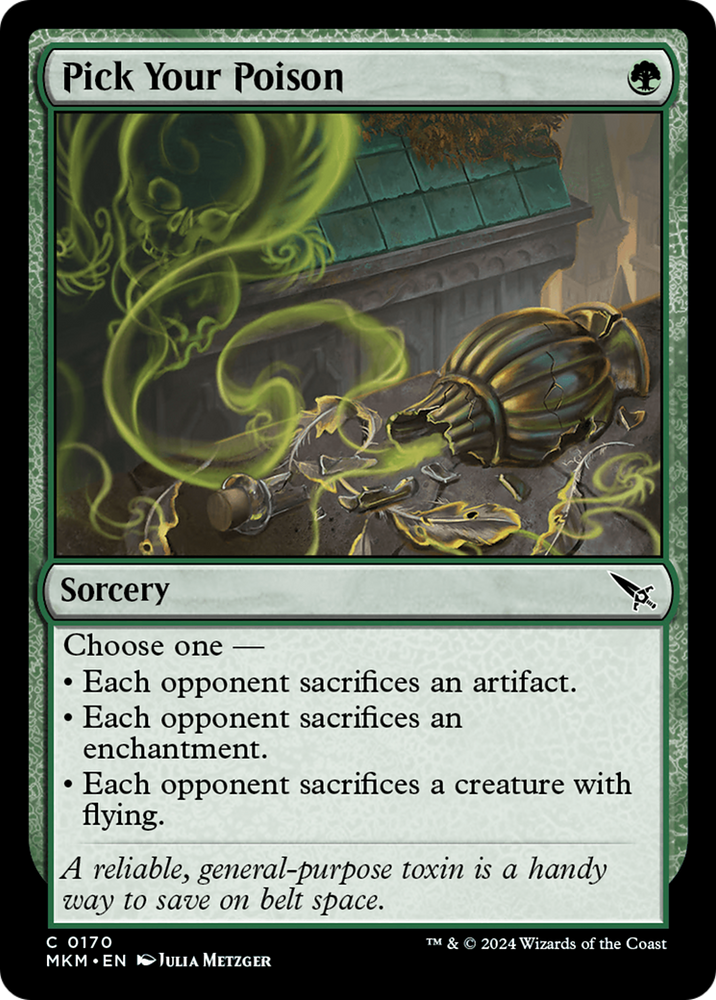Pick Your Poison [Murders at Karlov Manor] Magic: The Gathering