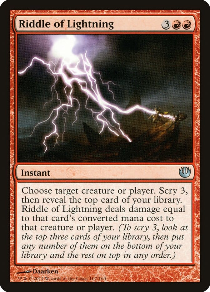 Riddle of Lightning [Journey into Nyx] Magic: The Gathering