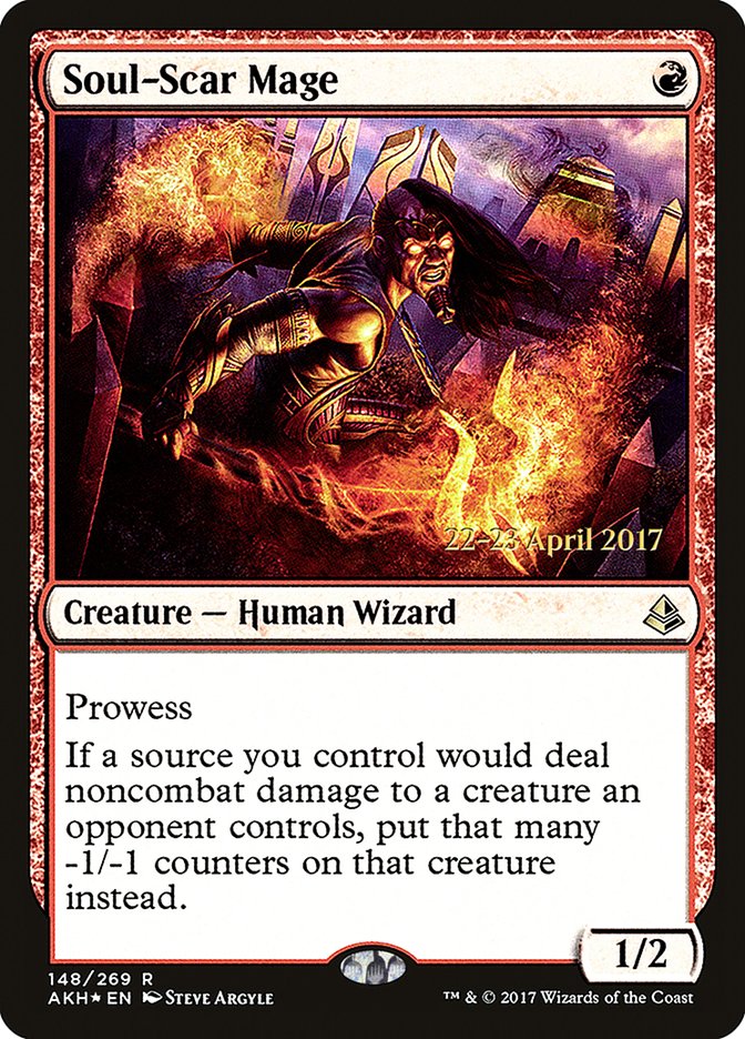 Soul-Scar Mage [Amonkhet Prerelease Promos] Magic: The Gathering