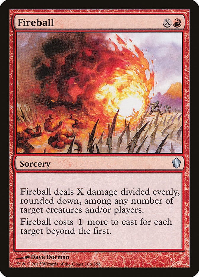 Fireball [Commander 2013] Magic: The Gathering