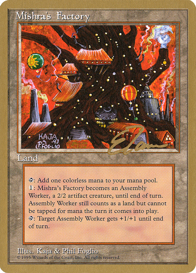 Mishra's Factory (Eric Tam) [Pro Tour Collector Set] Magic: The Gathering