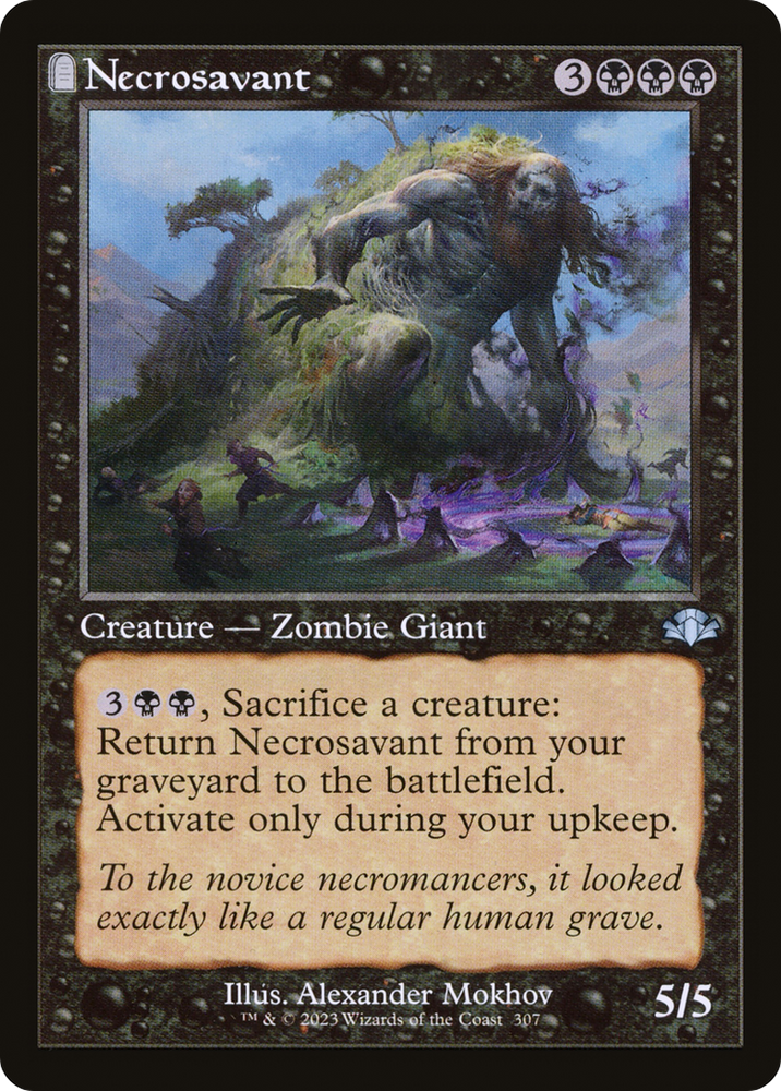 Necrosavant (Retro) [Dominaria Remastered] Magic: The Gathering