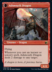 Smoldering Egg // Ashmouth Dragon [Innistrad: Midnight Hunt] Magic: The Gathering