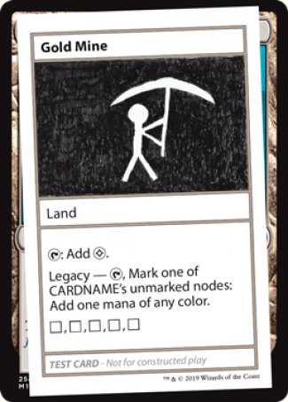 Gold Mine (2021 Edition) [Mystery Booster Playtest Cards] Magic: The Gathering