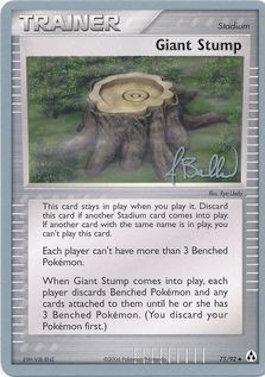 Giant Stump (75/92) (Eeveelutions - Jimmy Ballard) [World Championships 2006] Pokémon