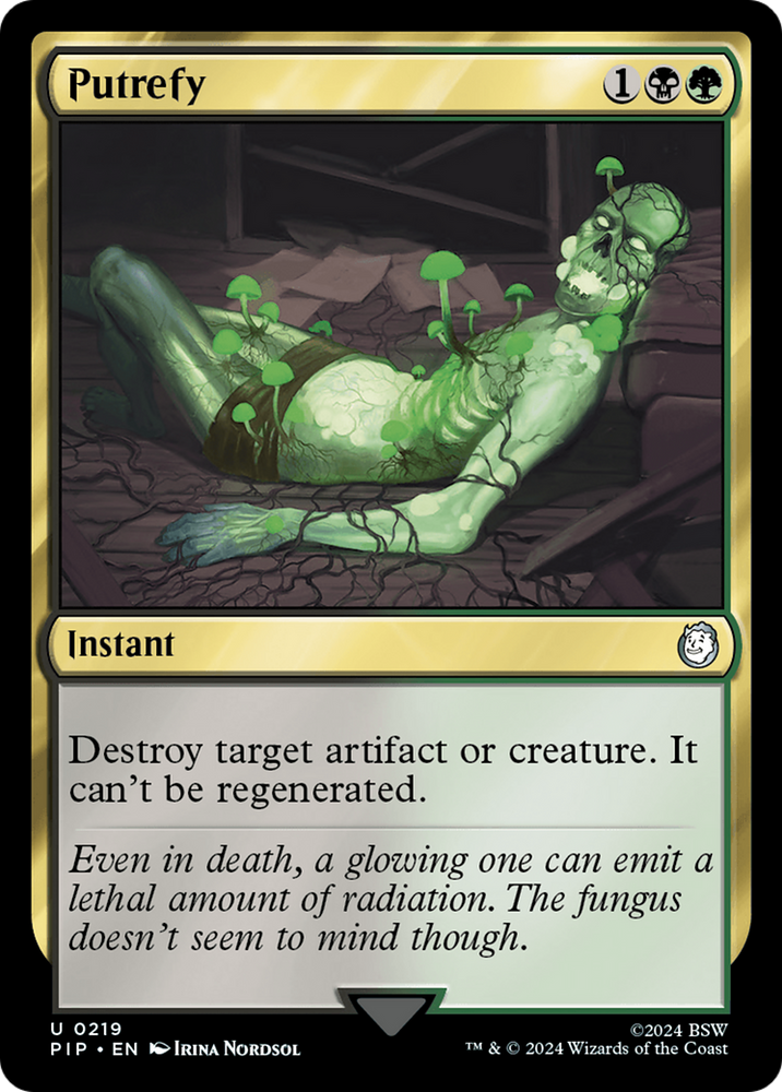 Putrefy [Fallout] Magic: The Gathering