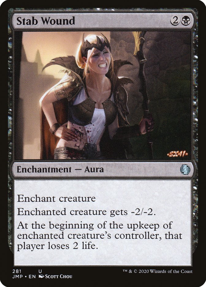 Stab Wound [Jumpstart] Magic: The Gathering