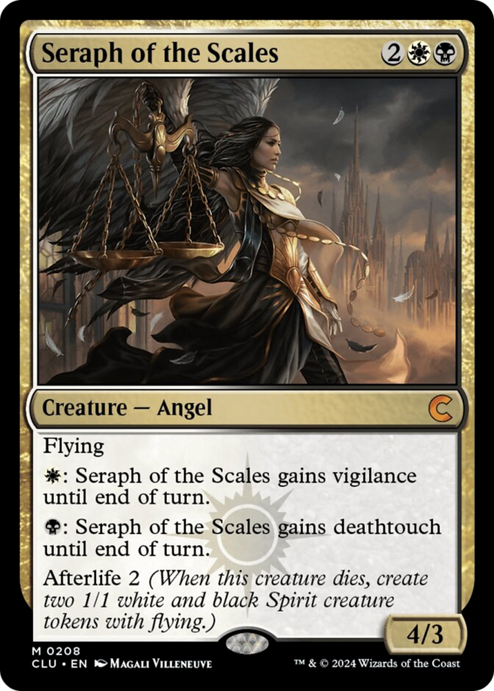 Seraph of the Scales [Ravnica: Clue Edition] Magic: The Gathering