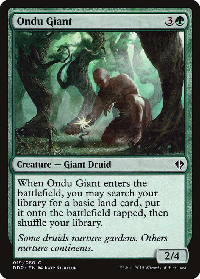 Ondu Giant [Duel Decks: Zendikar vs. Eldrazi] Magic: The Gathering