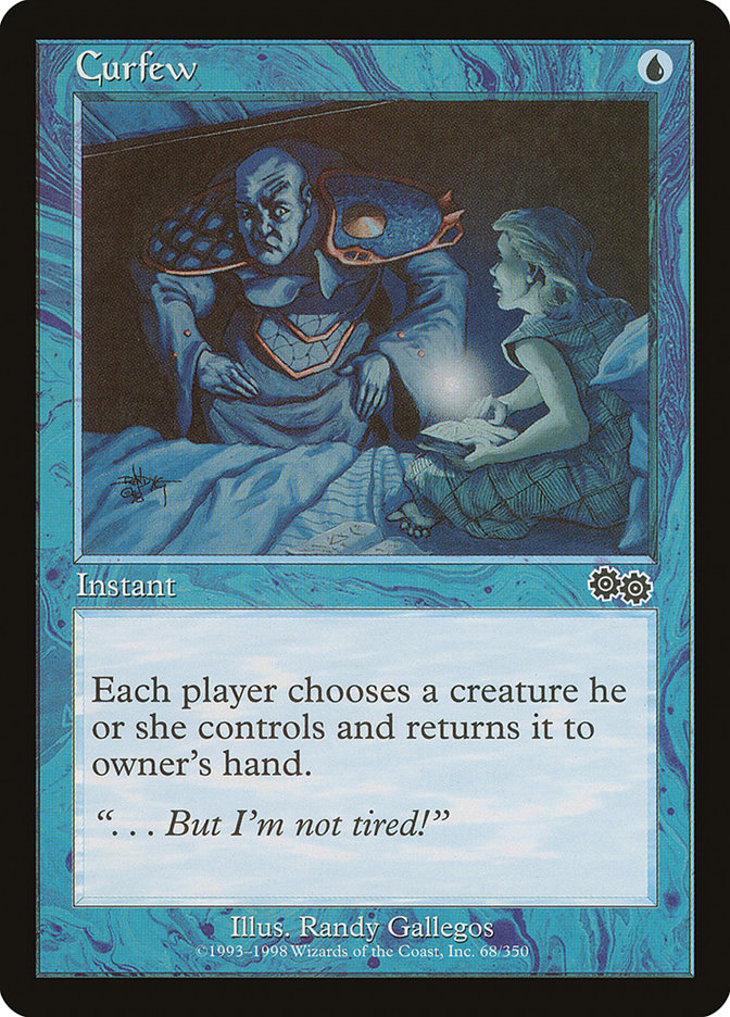 Curfew [Urza's Saga] Magic: The Gathering