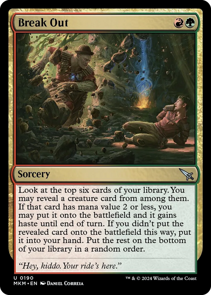 Break Out (Blue) [Murders at Karlov Manor] Magic: The Gathering