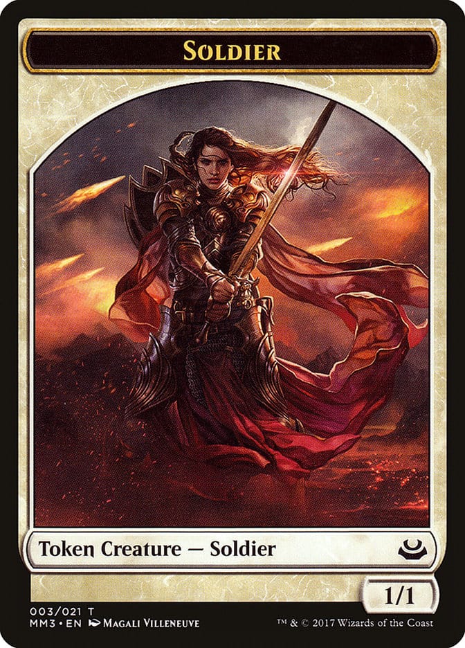 Soldier Token (003/021) [Modern Masters 2017 Tokens] Magic: The Gathering
