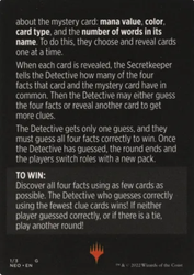 Booster Sleuth (Magic Minigame) [Kamigawa: Neon Dynasty Minigame] Magic: The Gathering