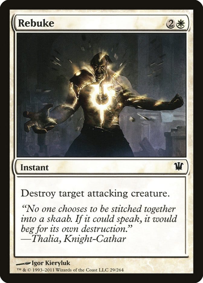Rebuke [Innistrad] Magic: The Gathering