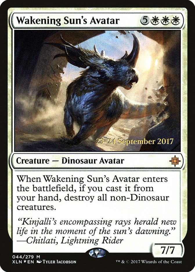 Wakening Sun's Avatar [Ixalan Prerelease Promos] Magic: The Gathering
