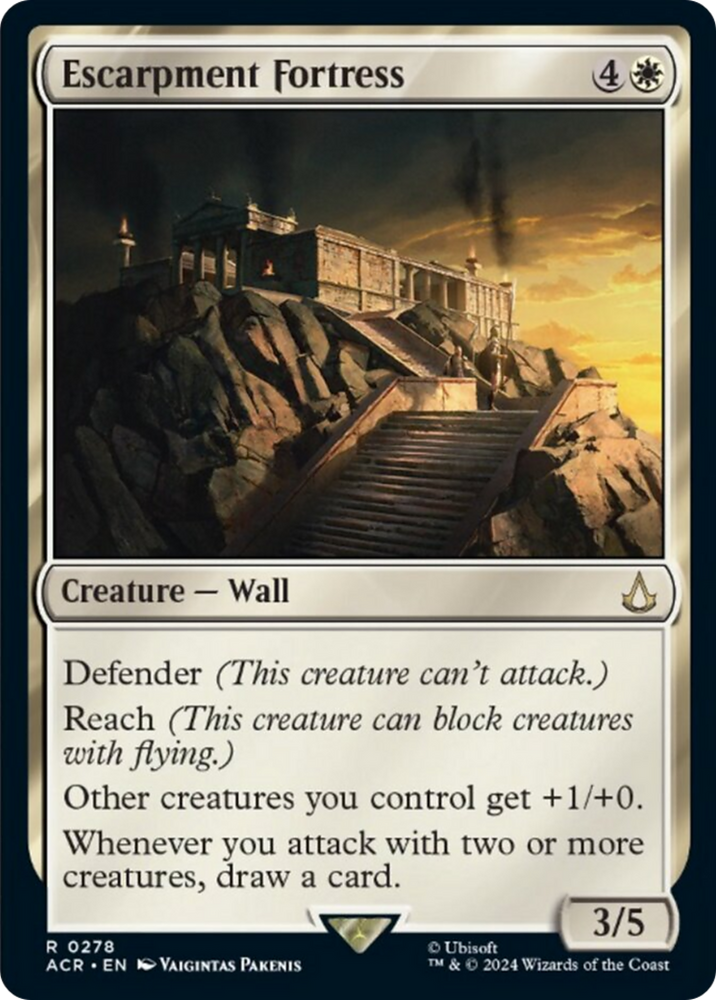 Escarpment Fortress [Assassin's Creed] Magic: The Gathering