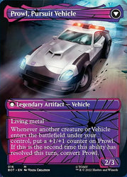 Prowl, Stoic Strategist // Prowl, Pursuit Vehicle (Shattered Glass) [Transformers] Magic: The Gathering