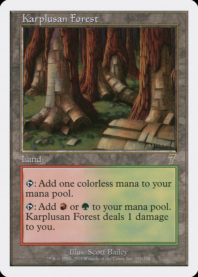 Karplusan Forest [Seventh Edition] Magic: The Gathering