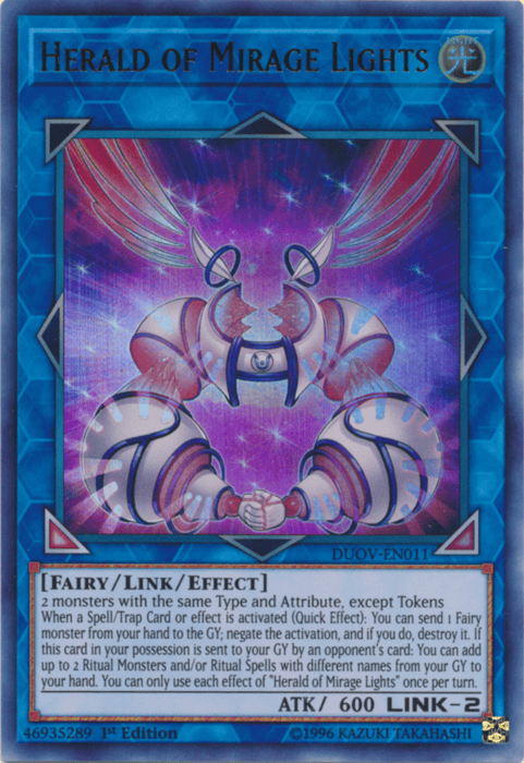 Herald of Mirage Lights [DUOV-EN011] Ultra Rare - Yugioh Cards For Your TCG Needs!