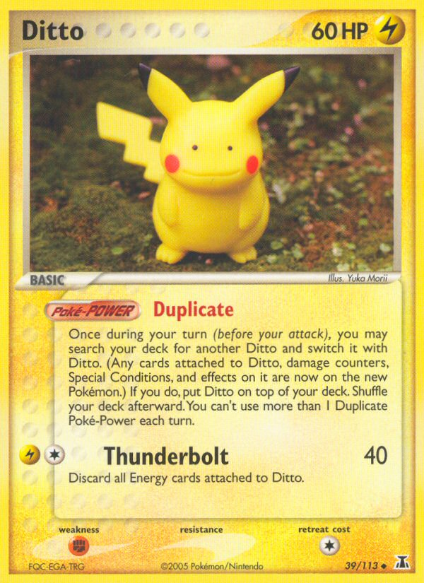 Ditto (39/113) [EX: Delta Species] Pokémon