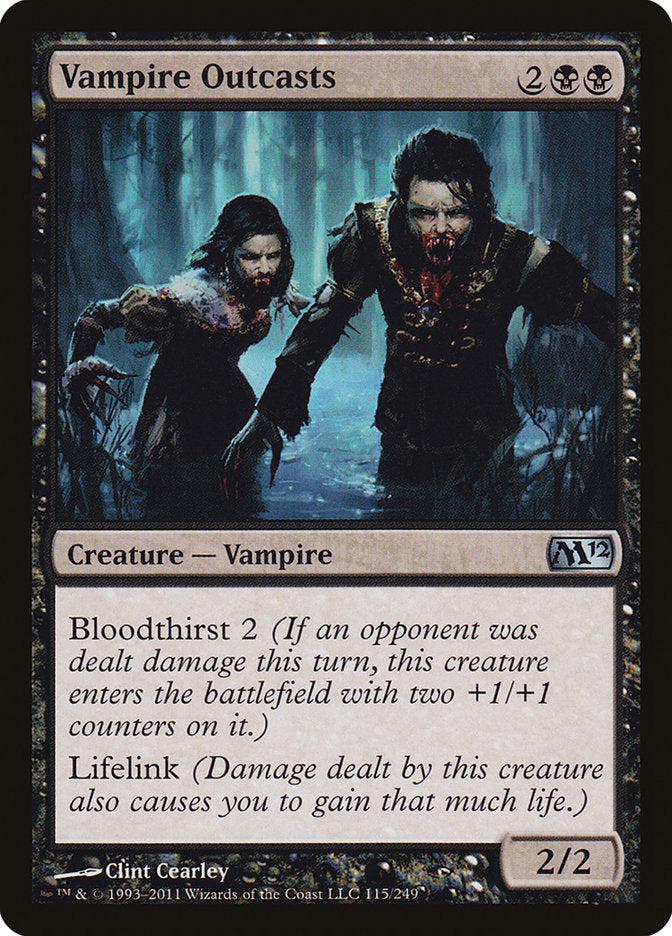 Vampire Outcasts [Magic 2012] Magic: The Gathering