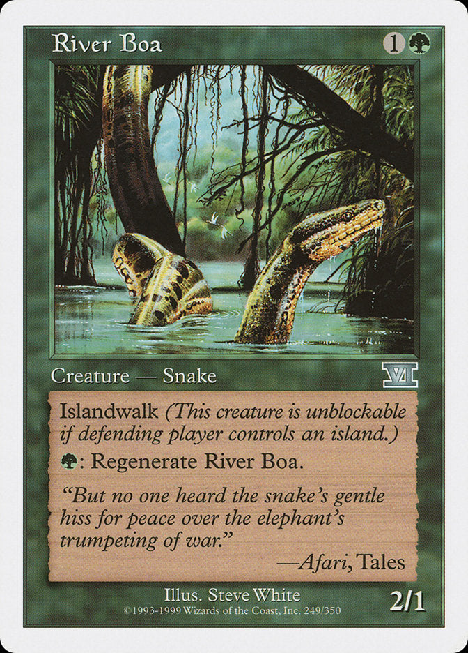 River Boa [Classic Sixth Edition] Magic: The Gathering