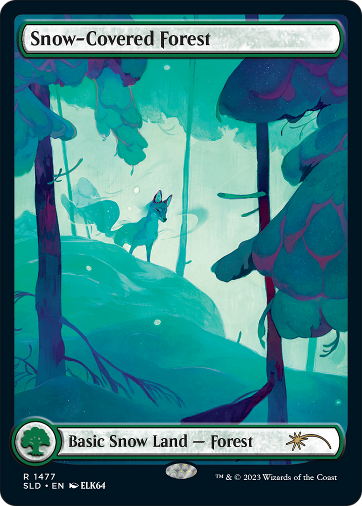 Snow-Covered Forest (1477) [Secret Lair Drop Series] Magic: The Gathering