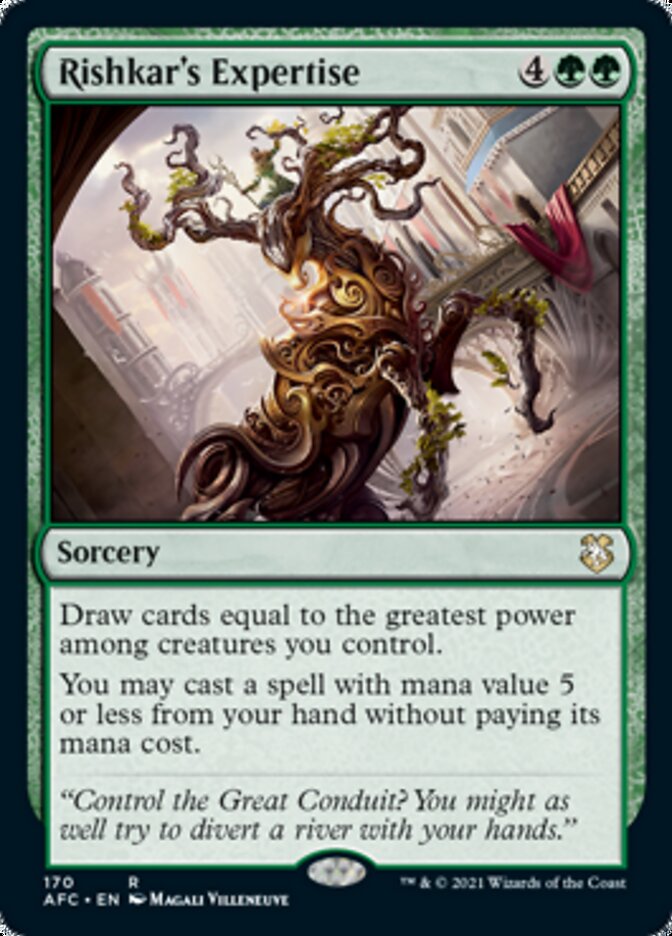 Rishkar's Expertise [Dungeons & Dragons: Adventures in the Forgotten Realms Commander] Magic: The Gathering