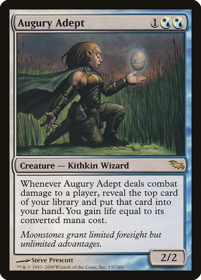 Augury Adept [Shadowmoor] Magic: The Gathering