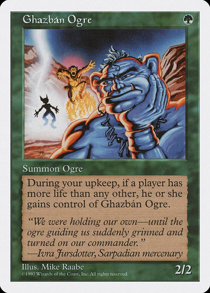 Ghazban Ogre [Fifth Edition] Magic: The Gathering