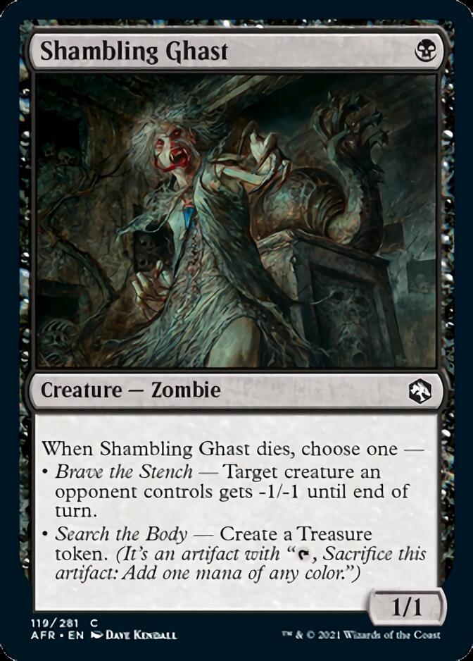 Shambling Ghast [Dungeons & Dragons: Adventures in the Forgotten Realms] Magic: The Gathering