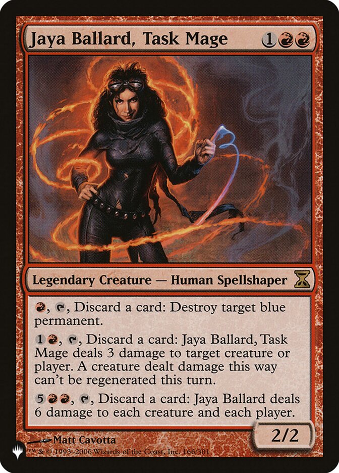 Jaya Ballard, Task Mage [The List] Magic: The Gathering