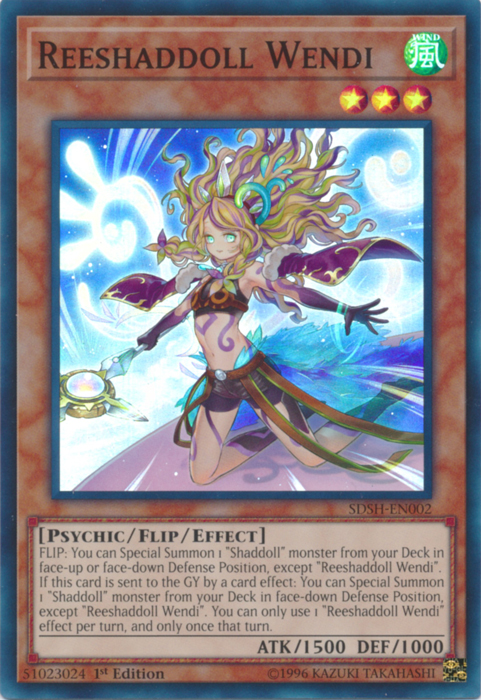 Reeshaddoll Wendi [SDSH-EN002] Super Rare - Yugioh Cards For Your TCG Needs!