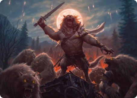 Tovolar, the Midnight Scourge 1 Art Card [Innistrad: Midnight Hunt Art Series] Magic: The Gathering